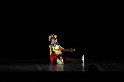 Elodie dans Pinocchio en 2011. Photo Valérie Parlier
