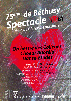 Affiche du spectacle «I Love Béthusy»