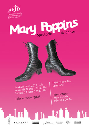 Affiche du spectacle «Mary Poppins»
