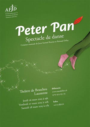 Affiche du spectacle «Peter Pan»